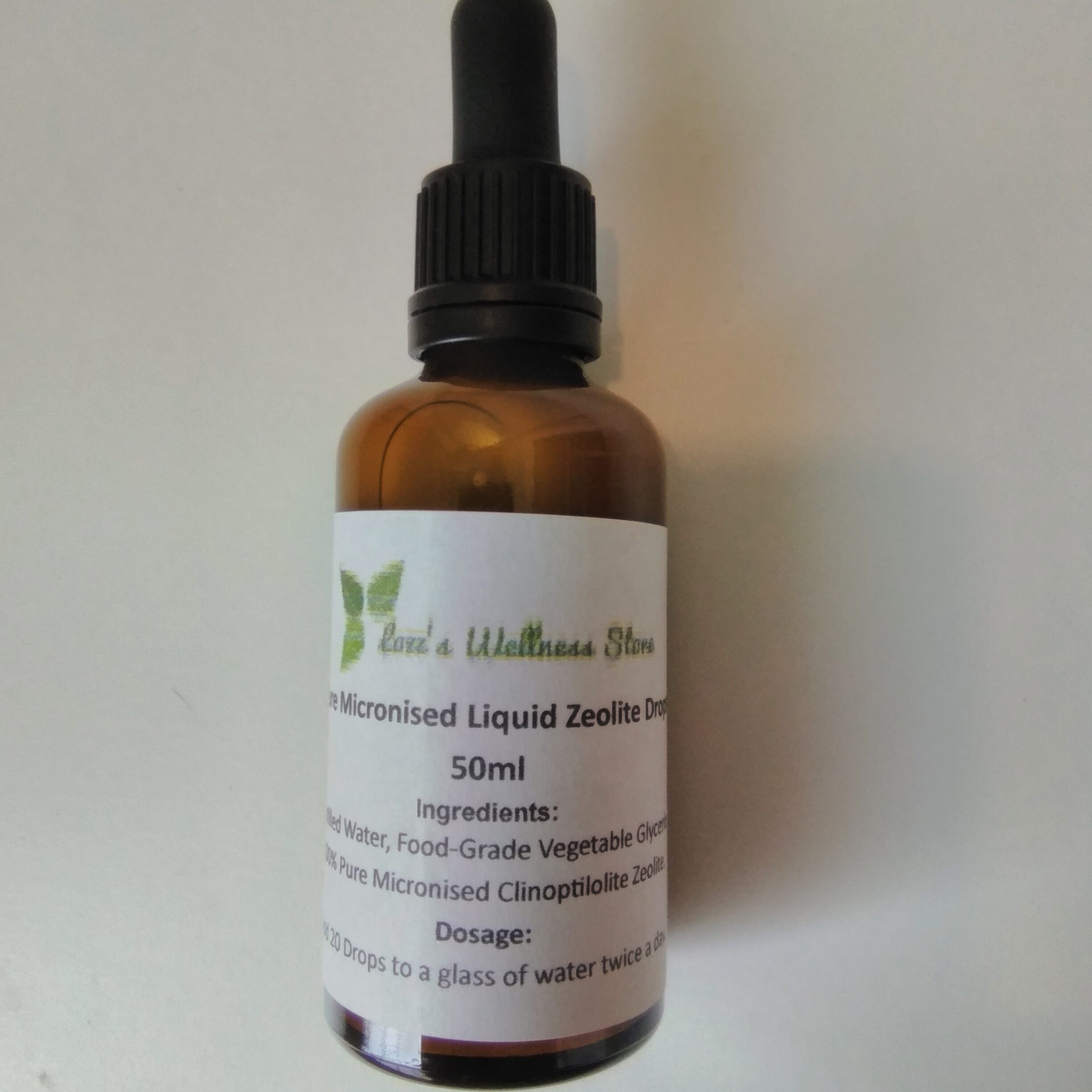 Pure Micronised Liquid Zeolite Detox Drops 50ml